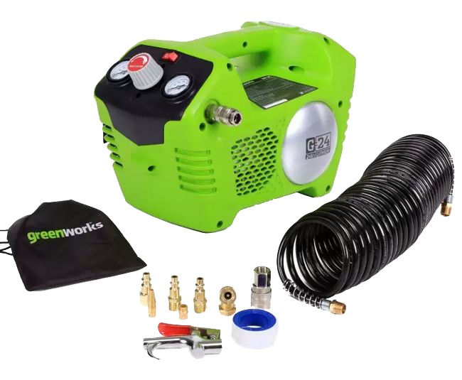 Компрессор Greenworks_24В_комплектация.png