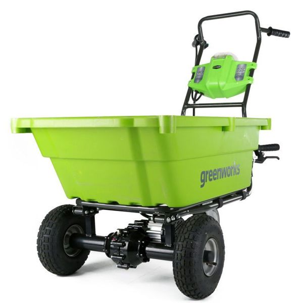Садовая тележка самоходная Greenworks 106 л 40V G40GC