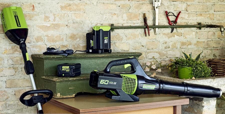 Воздуходув аккумуляторный Greenworks 60V GD60AB, бесщёточный, без АКБ и ЗУ