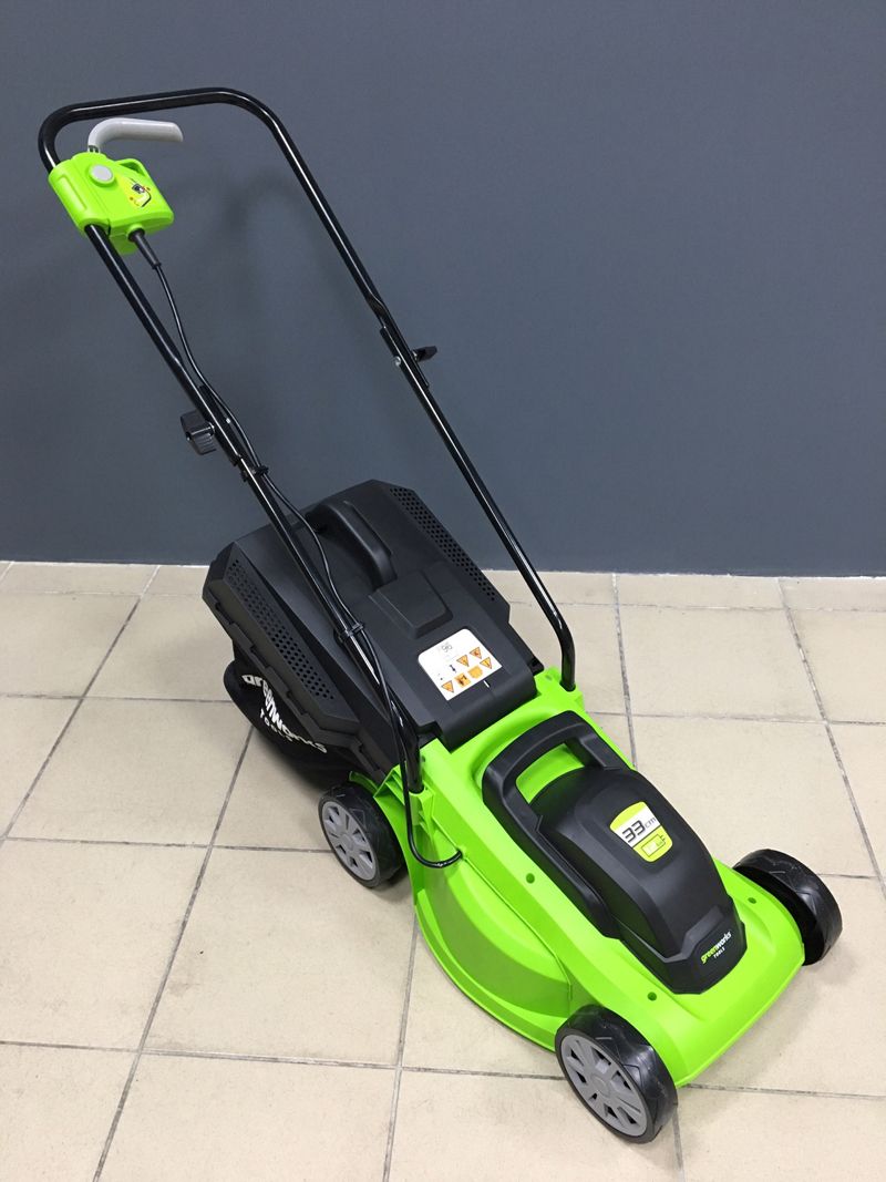 Газонокосилка электрическая Greenworks 33 см 1200W