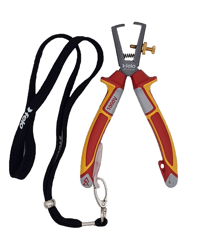 Диэлектрический инструмент для снятия изоляции, 160 мм (VDE) FELO 583 016 40