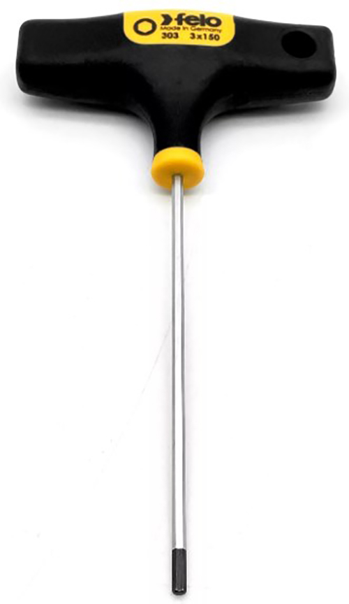 Отвёртка шестигр. 3х150,Т-образная, серия 303 FELO 303 035 60