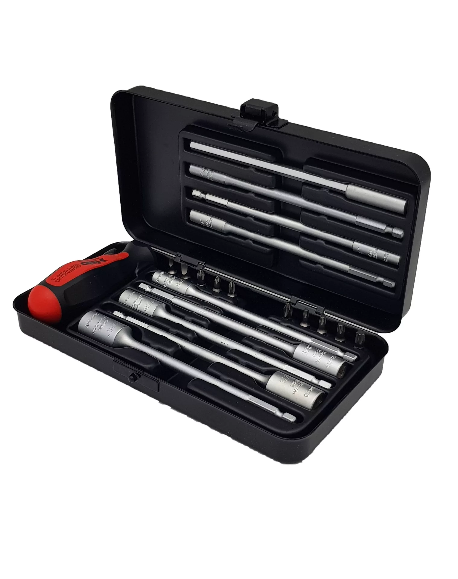 Набор бит SL/PH/Tx/PZ и метрических головок c рукояткой SMART в кейсе, 20 шт Felo 060 920 36