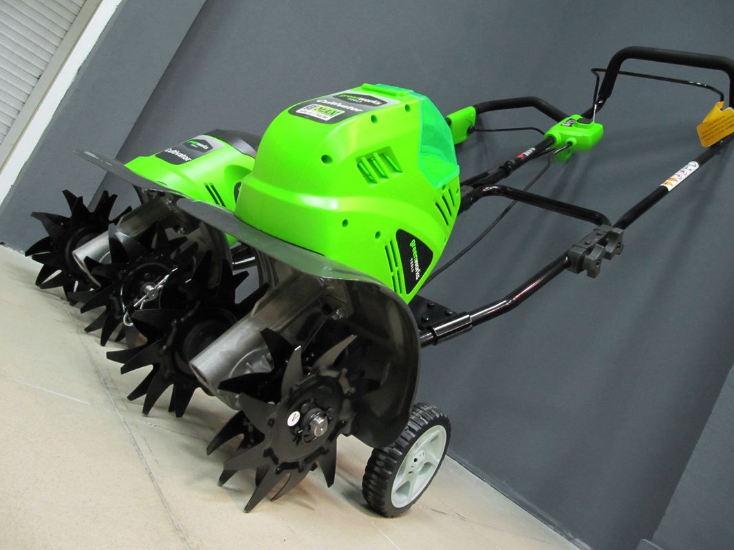 Культиватор аккумуляторный Greenworks 40V G40TL 27087, без АКБ и ЗУ