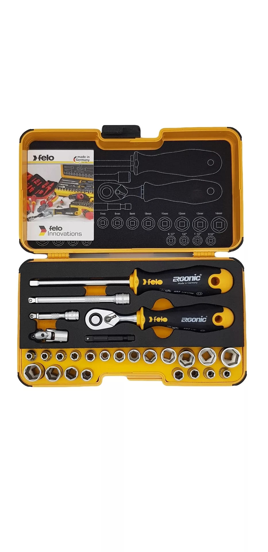 Инструм. набор "FELO R-GO 27", 27 предм., серия 057 FELO 057 827 06