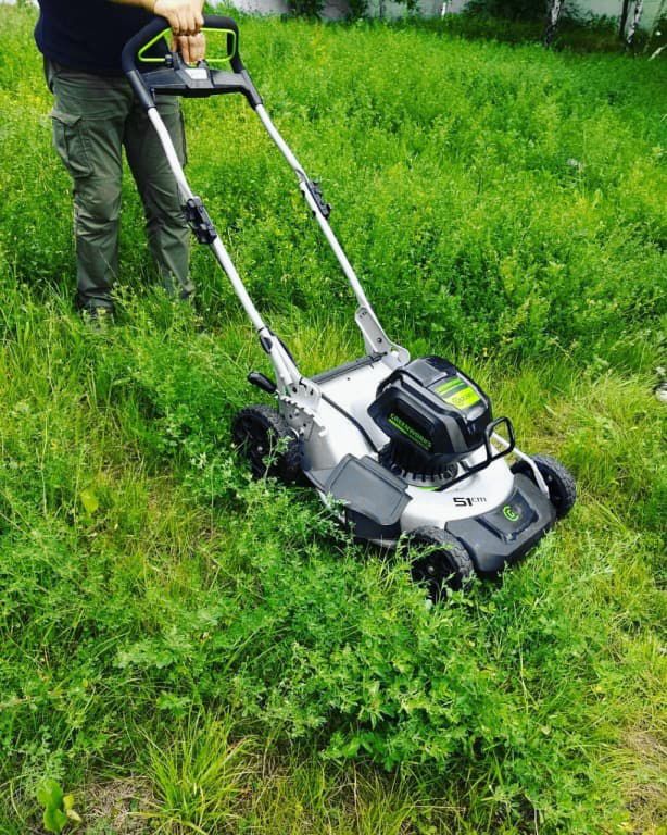 Газонокосилка аккумуляторная Greenworks 51 см 82V GD82LM51, бесщёточная, без АКБ и ЗУ