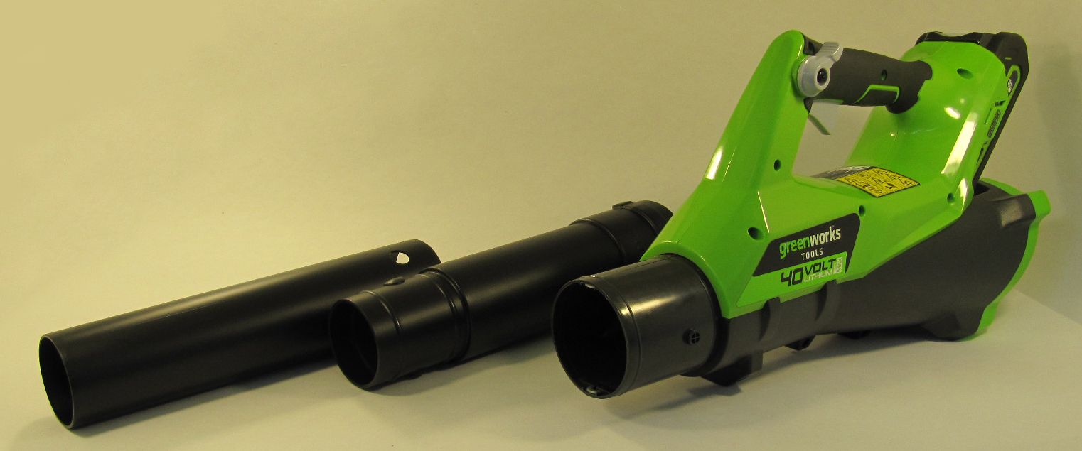 Воздуходув аккумуляторный 177 км/ч Greenworks 40V G40AB 2400807, без АКБ и ЗУ