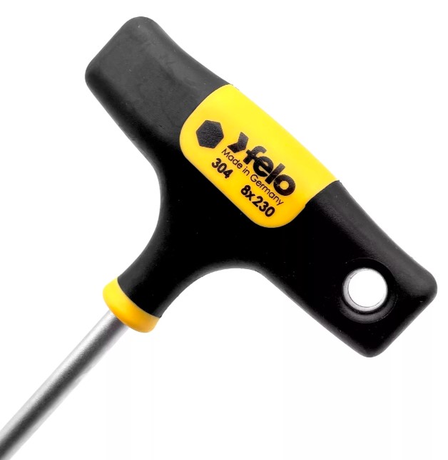 Отвёртка-головка 8х230, Т-образная, серия 304 FELO 304 088 60