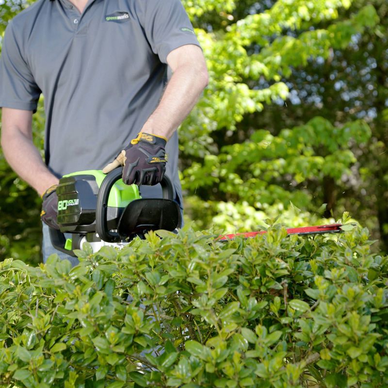 Кусторез аккумуляторный 60 см Greenworks 80V GD80HT, бесщёточный, с АКБ на 4 А*ч и ЗУ