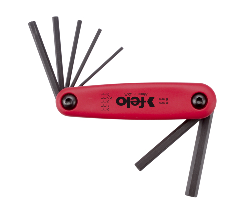 Раскладной набор шестигранников, серия 345 (в блистере) FELO 345 007 01