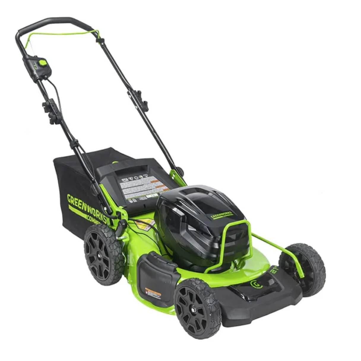 Газонокосилка аккумуляторная 51 см Greenworks 82V GC82HPLM51 2518907, бесщеточная, без АКБ и ЗУ