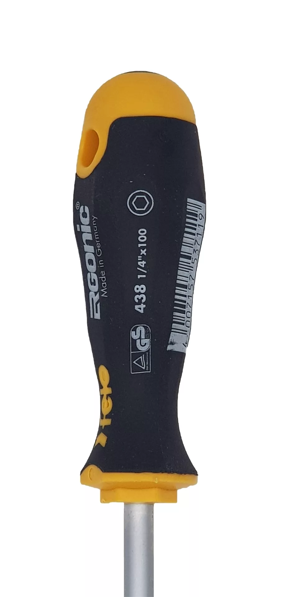 Отвёртка серия 438 Ergonic, под биты 1/4"х100 FELO 438 125 40