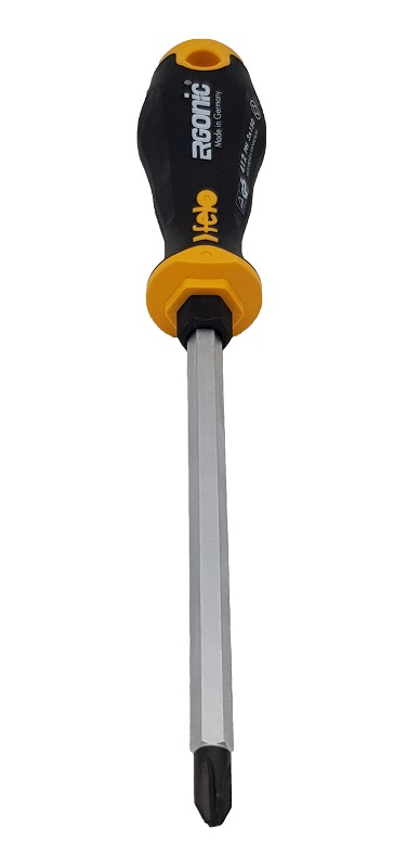 Отвёртка серия 412 Ergonic, PH3х150 с шестигранником FELO 412 305 40