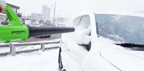 Воздуходув аккумуляторный Greenworks 24V G24AB, с АКБ на 4 А*ч и ЗУ