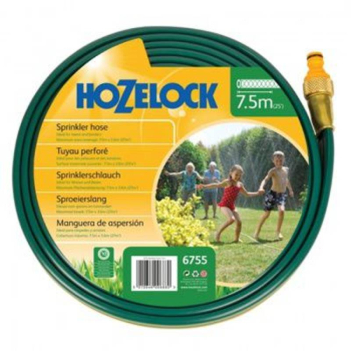 Шланг для полива HoZelock 6755 разбрызгивающийся 7,5 м с коннекторами