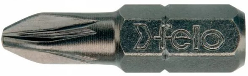 Бита крестовая серия Industrial PZ 1X25, 10 шт в пластиковом боксе FELO 021 010 16