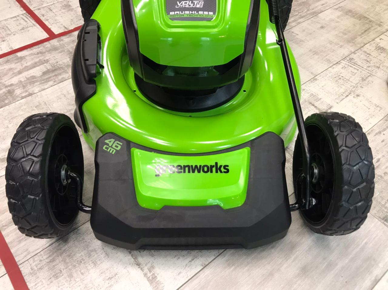 Газонокосилка аккумуляторная Greenworks 46 см 40V GD40LM46HP 2514407, бесщеточная, без АКБ и ЗУ