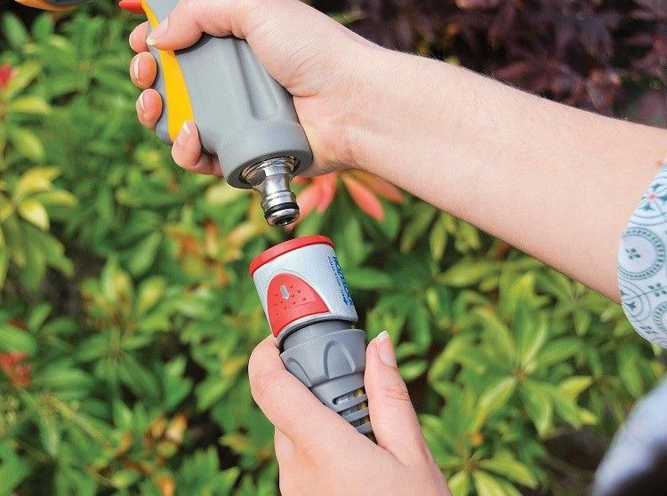 Коннектор hozelock 2045 pro аквастоп для концов шланга 3/4