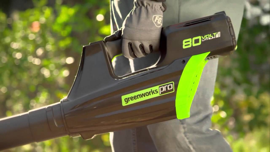 Воздуходув аккумуляторный Greenworks 80V GD80BL, бесщёточный, без АКБ и ЗУ