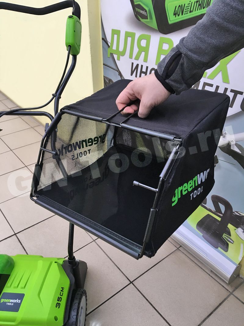 Аэратор электрический Greenworks 35 см 1100W