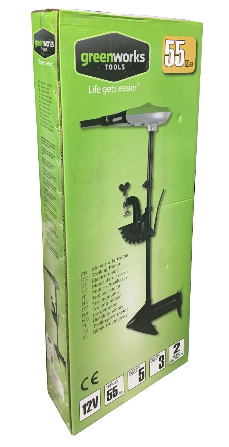Лодочный мотор Greenworks 12V G12TM55
