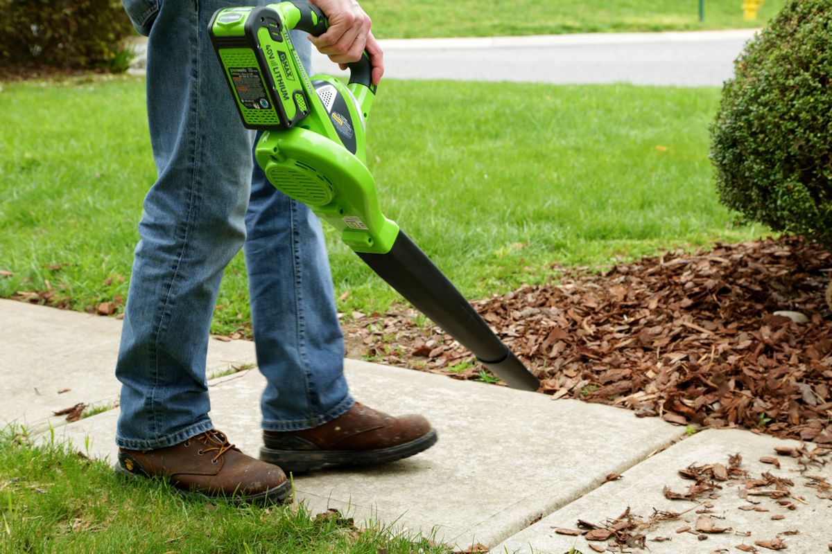 Воздуходув аккумуляторный Greenworks 40V G40BL, без АКБ и ЗУ