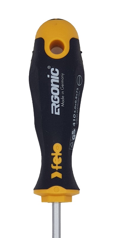 Отвёртка серия 410 Ergonic, SL4,0 с шестигранником FELO 410 042 40