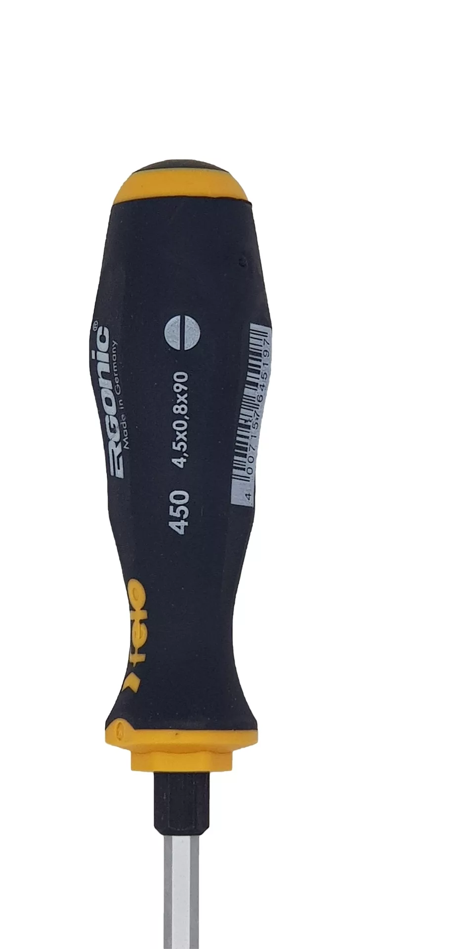 Отвертка плоская шлицевая ударная Ergonic 4,5X0,8X90 FELO 45004540