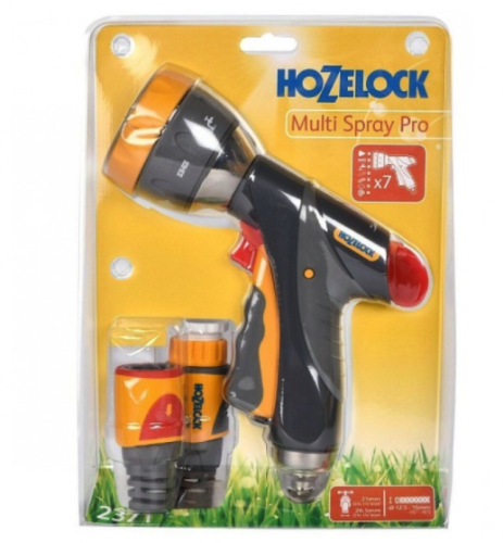 Набор для полива hozelock 2371 с пистолетом multi spray pro 7 режимов и коннекторами 1/2