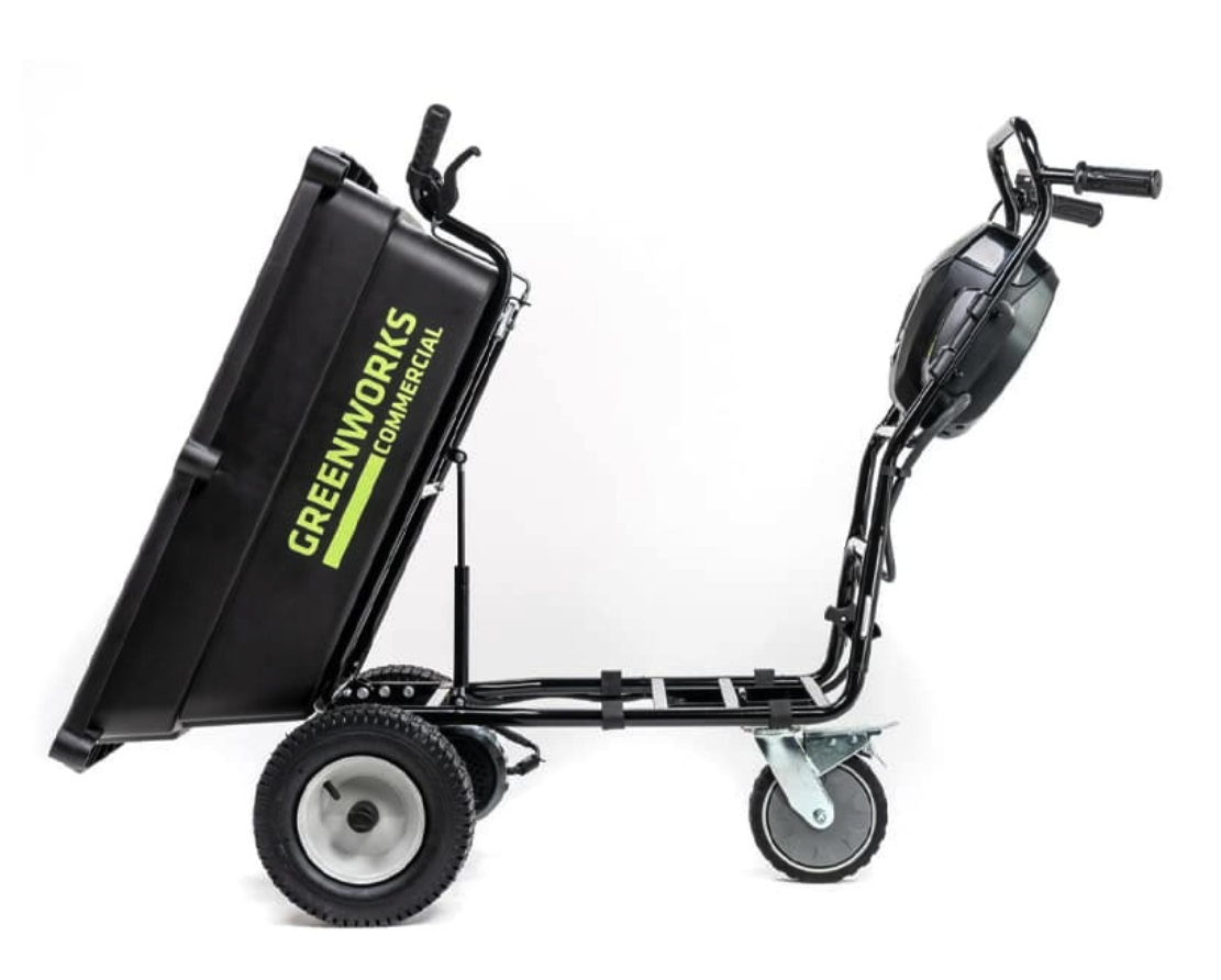 Садовая тележка самоходная Greenworks 106 л 82V 82GC 7400607, бесщёточная, без АКБ и ЗУ