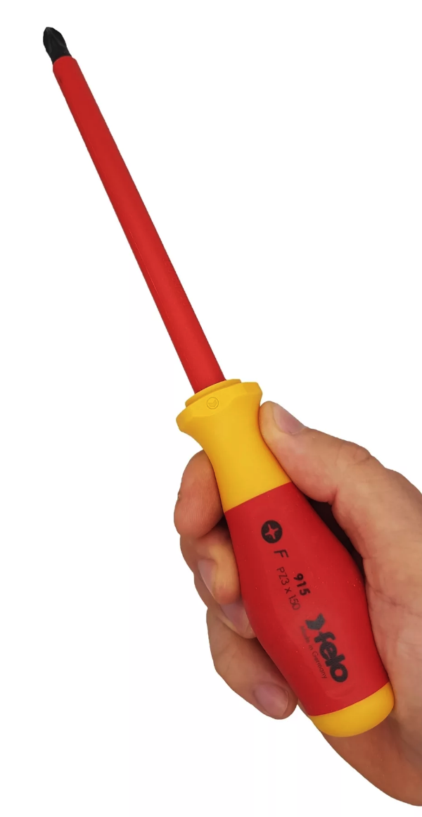 Отвертка диэлектрическая крестовая PZ3X150 Felo 91530490