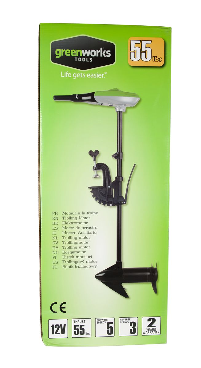 Лодочный мотор Greenworks 12V G12TM55