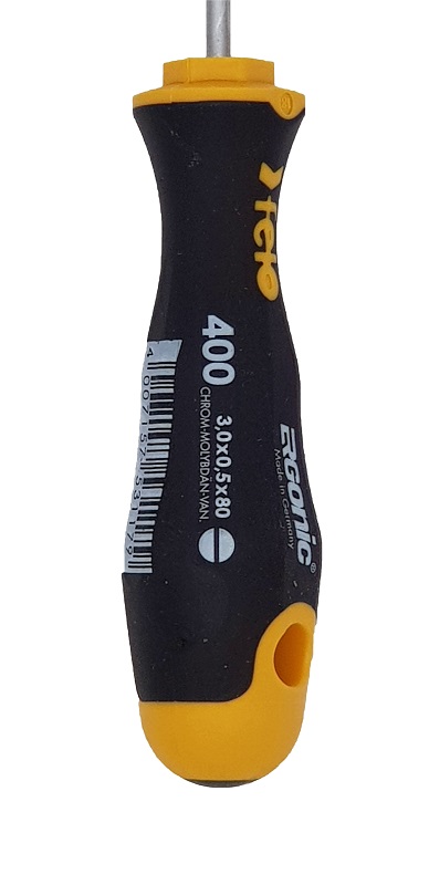 Отвёртка серия 400 Ergonic, SL3,0х0,5х80 FELO 400 032 10