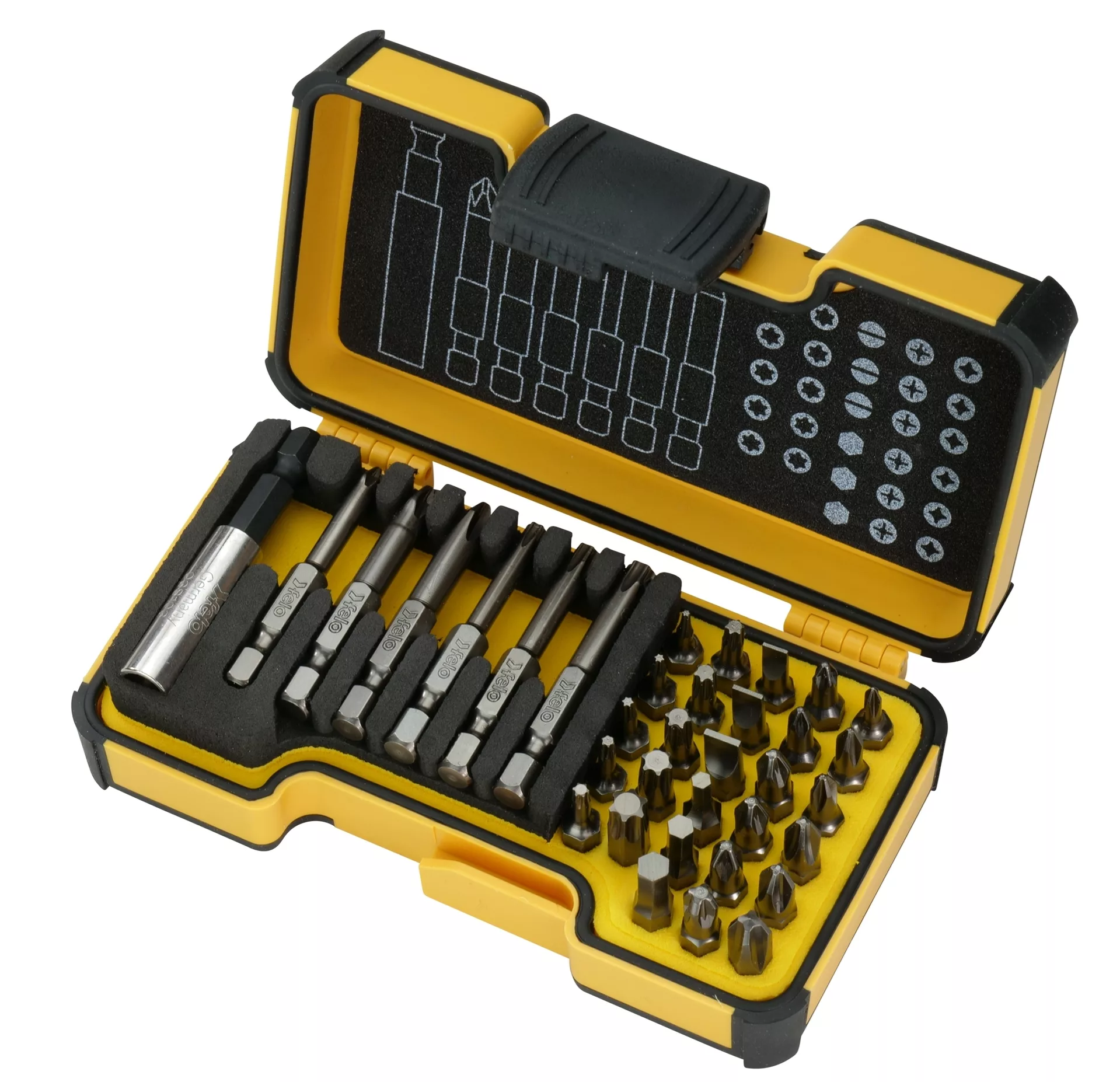 Набор бит "FELO Bits 35" в кейсе34 шт.+магнит.держ., серия 020 FELO 020 735 16