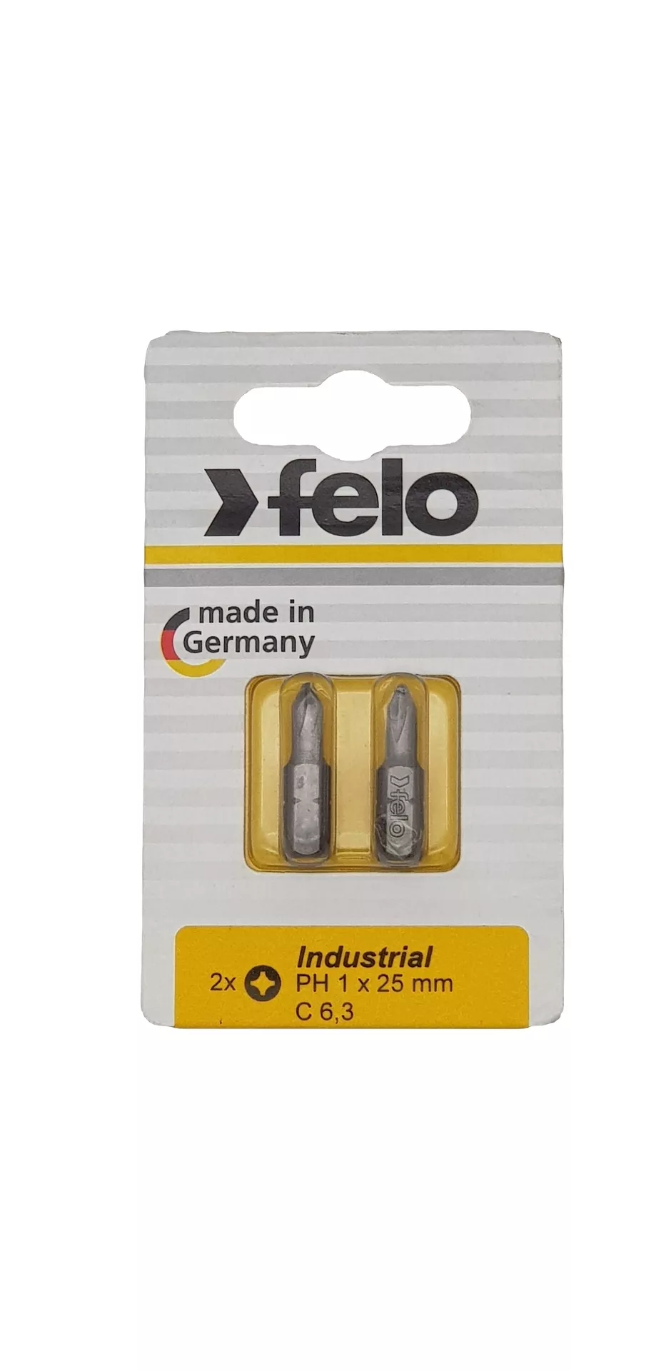 Биты PН1х25, С 6,3, 2 шт. FELO 022 010 36