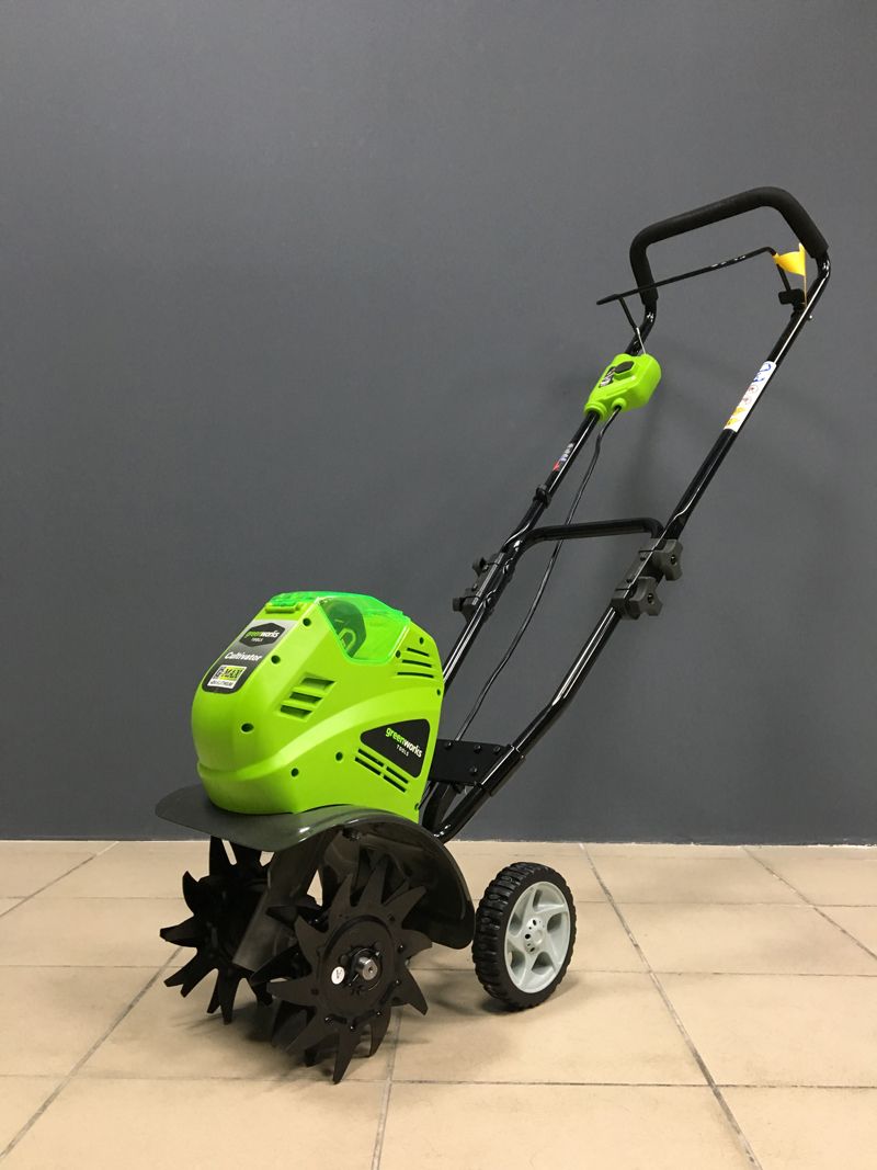 Культиватор аккумуляторный Greenworks 40V G40TL 27087, без АКБ и ЗУ