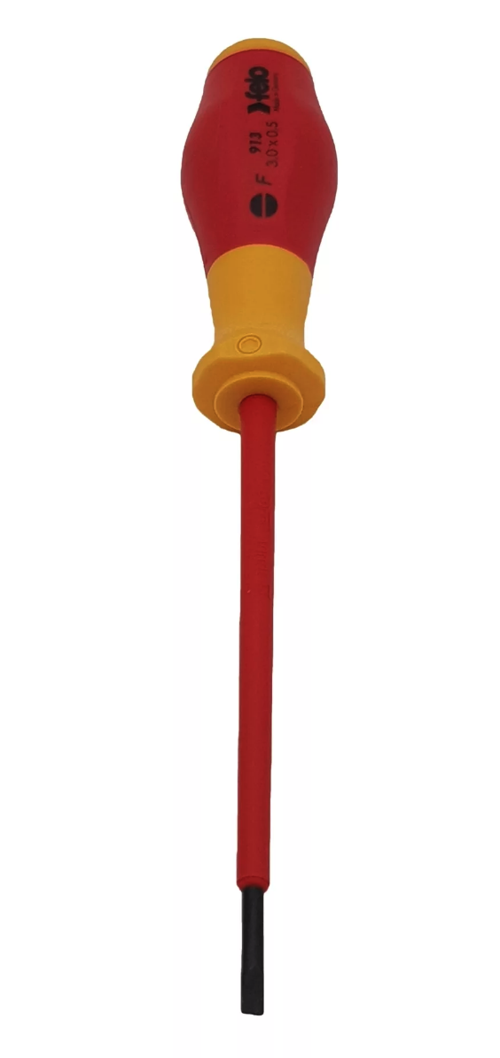 Отвертка диэлектрическая шлицевая SL3,0x0,5x100 Felo 91303090