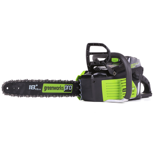 Пила аккумуляторная цепная Greenworks 45 см 80V GD80CS50, бесщёточная, без АКБ и ЗУ