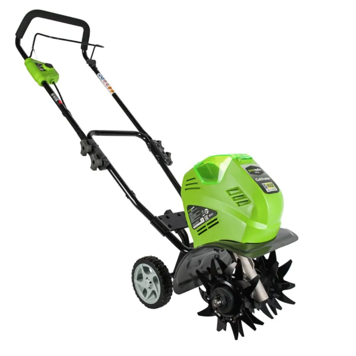 Культиватор аккумуляторный Greenworks 40V G40TL 27087, без АКБ и ЗУ