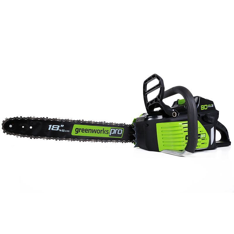 Пила аккумуляторная цепная Greenworks 45 см 80V GD80CS50, бесщёточная, без АКБ и ЗУ