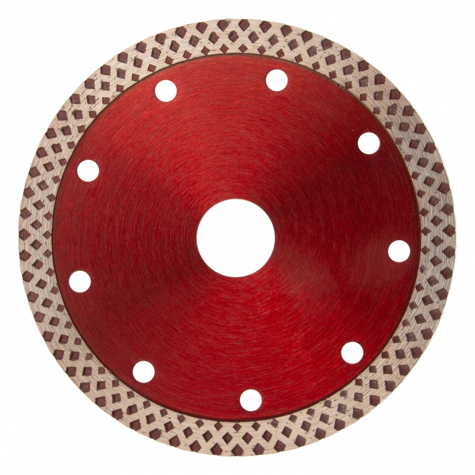 Диск алмазный, отрезной сплошной, 125 х 22.2 мм, сухая резка