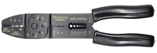 Пресс-клещи для изолированных и неизолированных кабельных наконечников 0,75-6 мм2 FELO 592 320 40