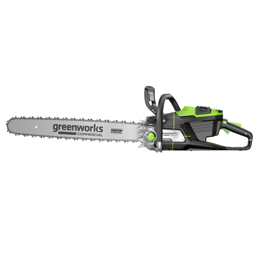 Пила цепная 51 см (5 кВт) аккумуляторная Greenworks 82V OCS800 2009707, бесщёточная, без АКБ и ЗУ