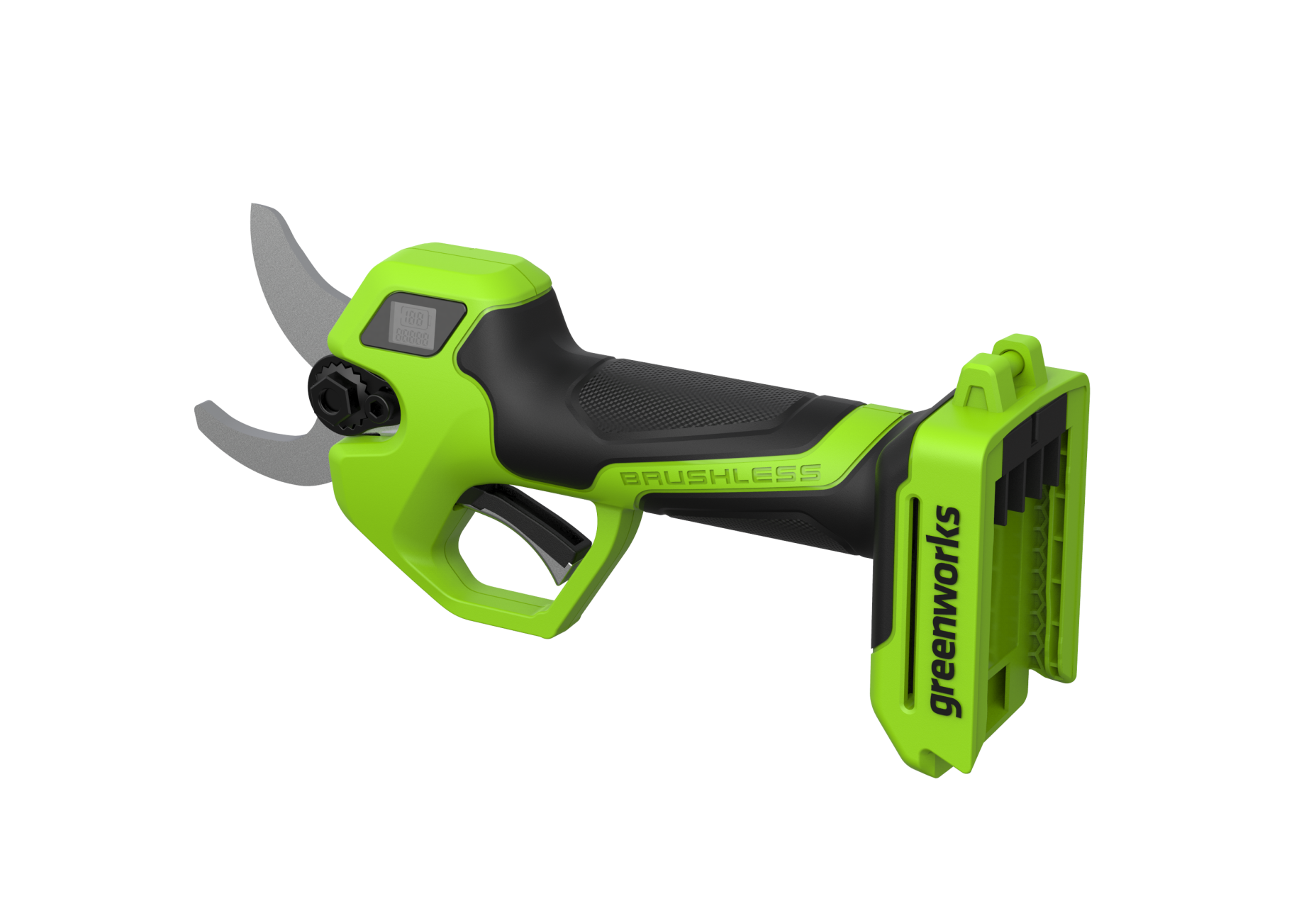 Секатор 32 см аккумуляторный Greenworks 24V PR24320, бесщеточный, без АКБ и ЗУ