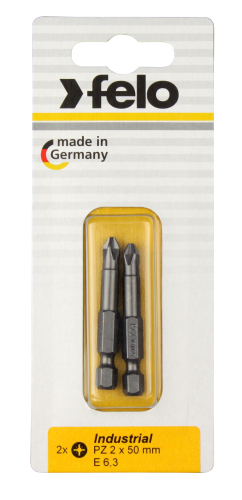 Биты PZ3х50, С 6,3, 2 шт. FELO 021 035 36