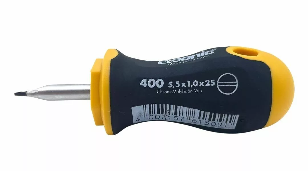 Felo Отвертка плоская Ergonic Stubby SL5,5х25 40055010