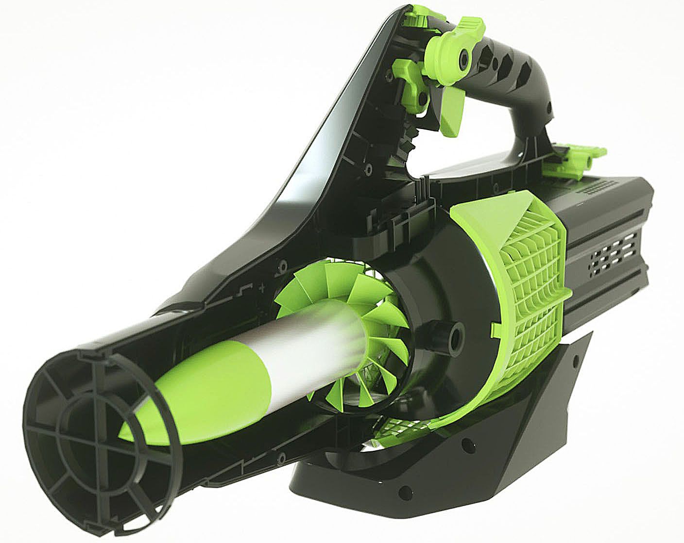 Воздуходув аккумуляторный Greenworks 60V GD60AB, бесщёточный, без АКБ и ЗУ