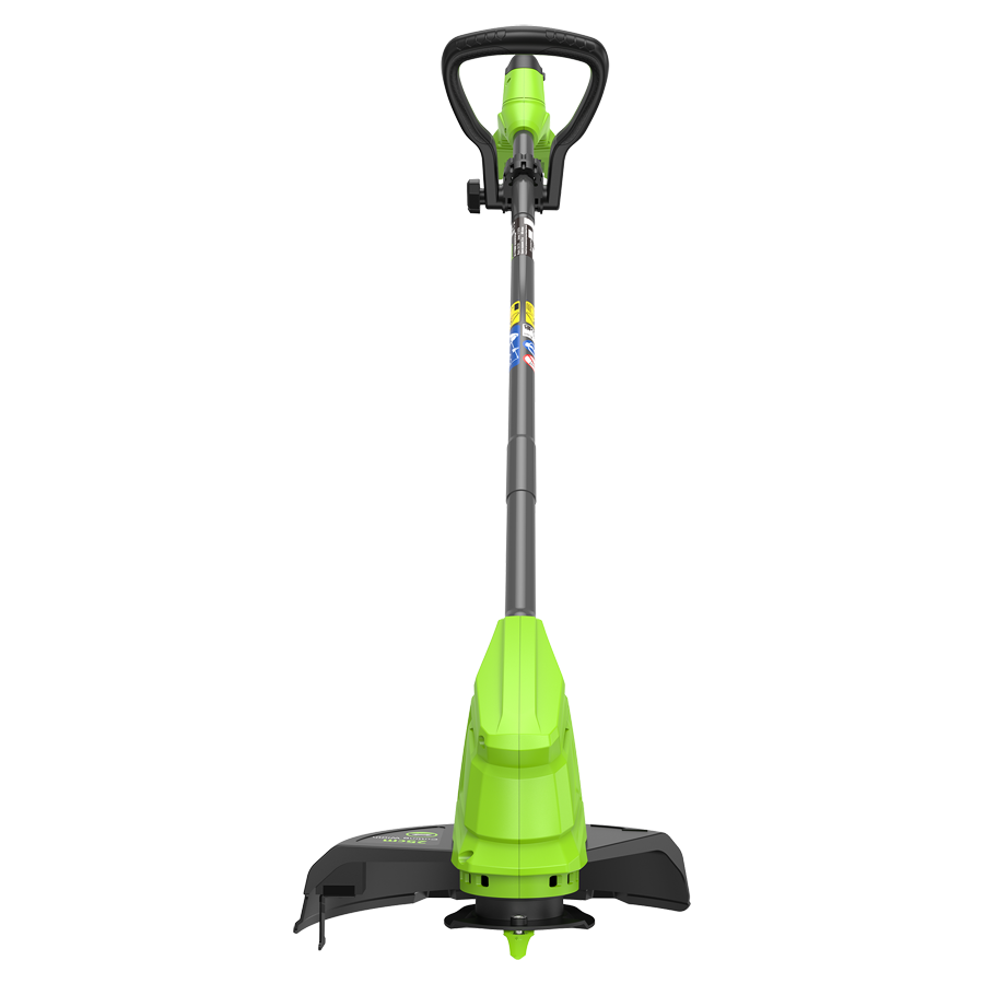 Триммер аккумуляторный Greenworks 25 см 24V G24LT251 2113307SA с пластиковым ножом, с АКБ на 2 А*ч и ЗУ