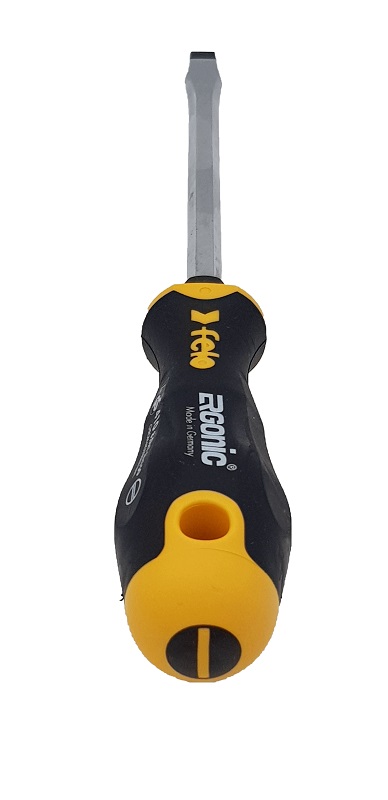 Отвёртка серия 410 Ergonic, SL8,0 с шестигранником FELO 410 085 40