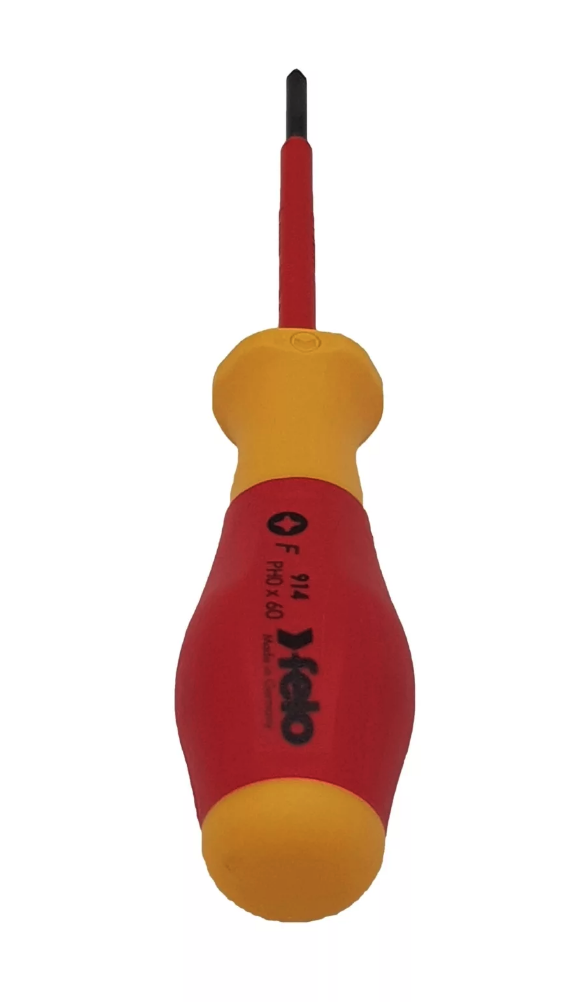 Отвертка диэлектрическая крестовая PH0X60 Felo 91400190